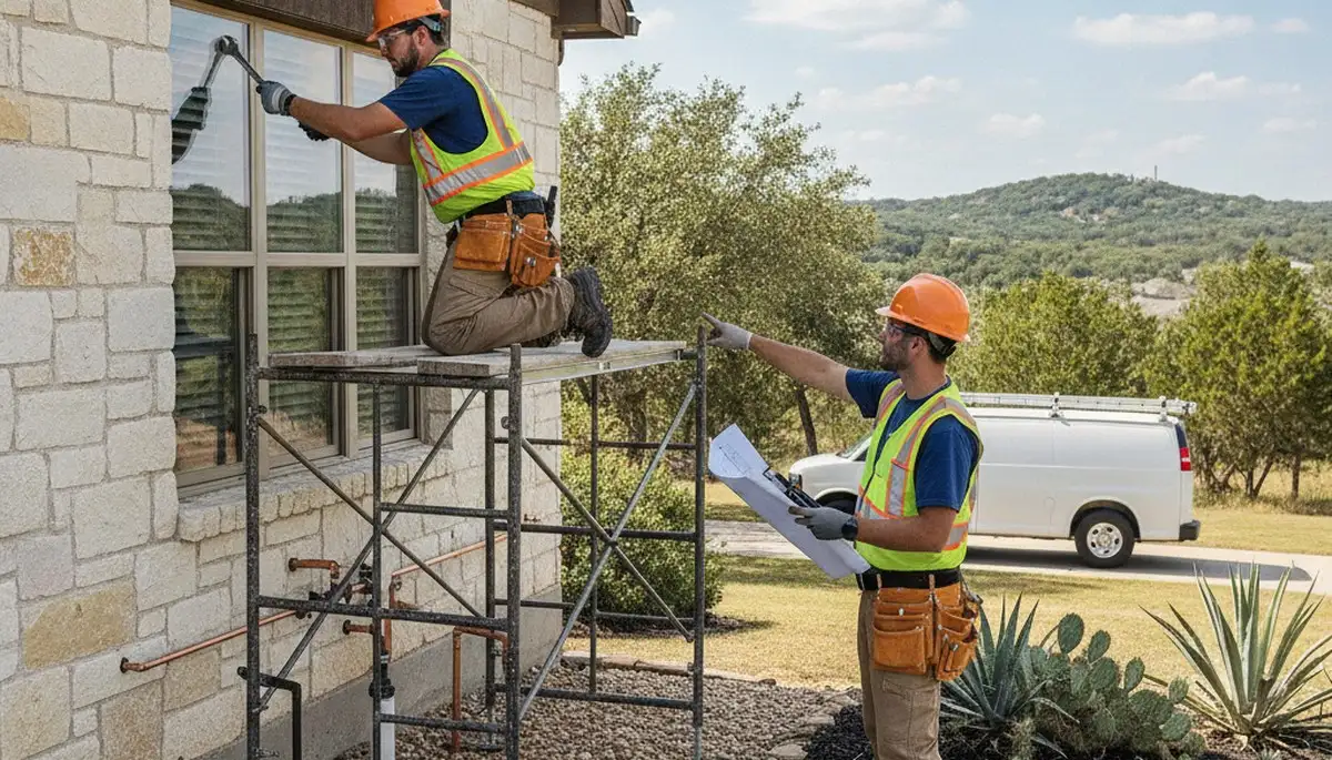 Austin, TX emergency plumbing repair service truck for fast leak and pipe repairs