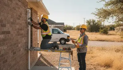 Austin, TX plumbing repair technician providing emergency residential pipe and leak repair service