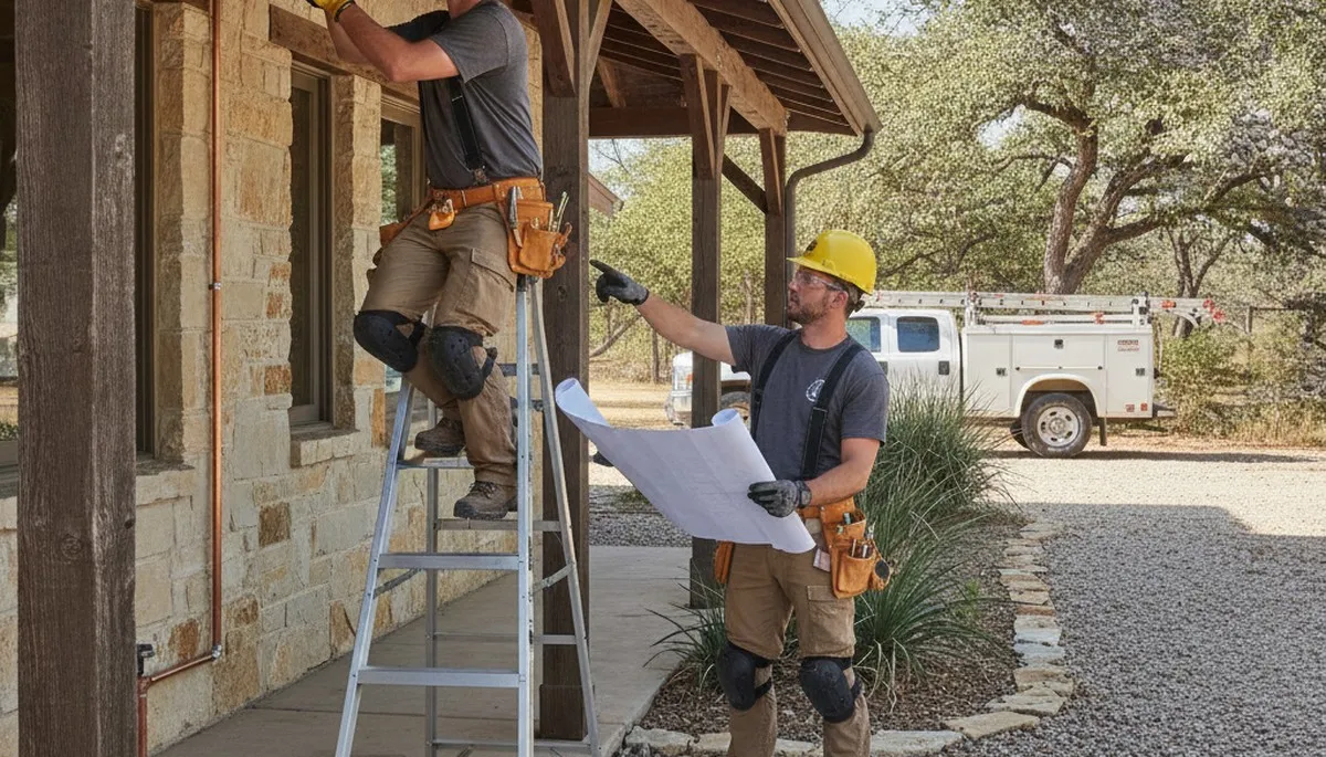 Austin, TX emergency plumbing repair service truck for residential and commercial repairs