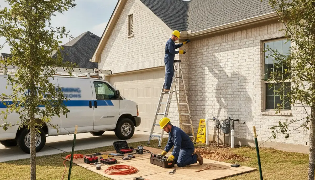 Emergency plumber in Austin, TX providing fast plumbing repair service