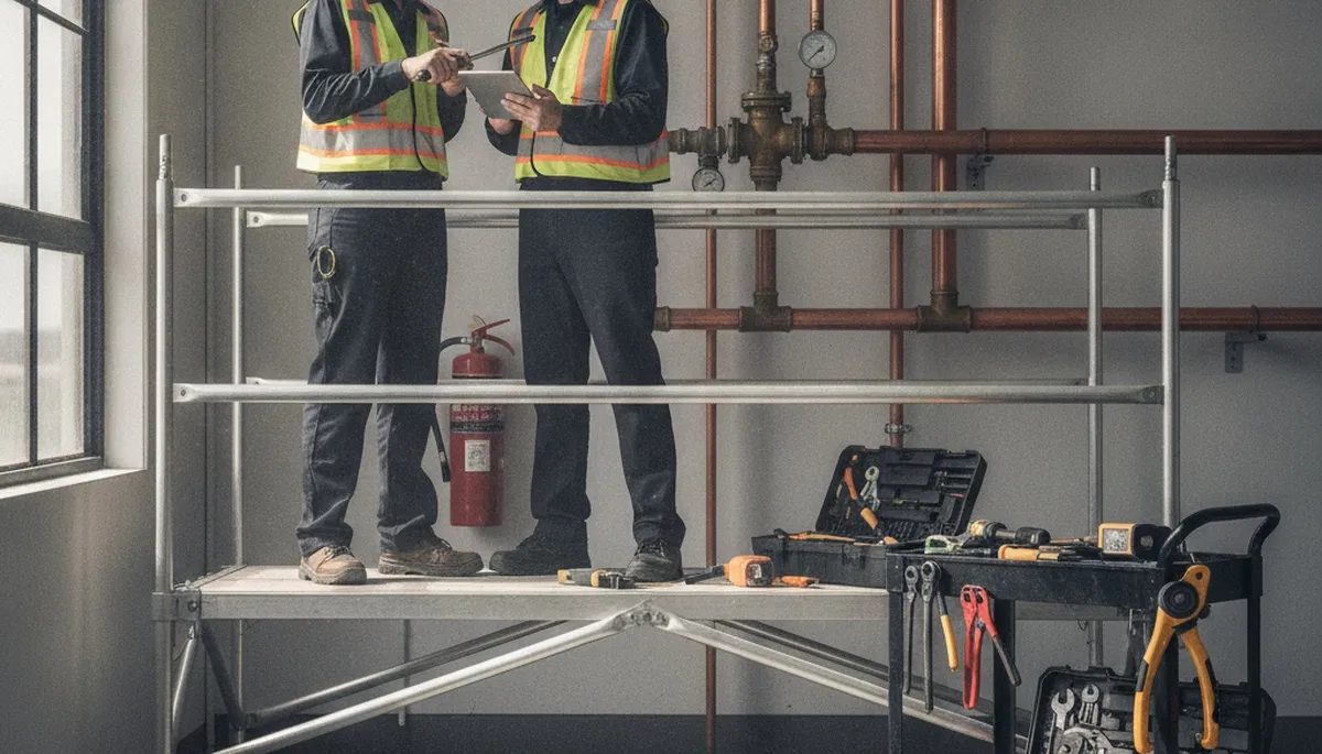 Austin, TX plumber repairing residential pipes for emergency plumbing service