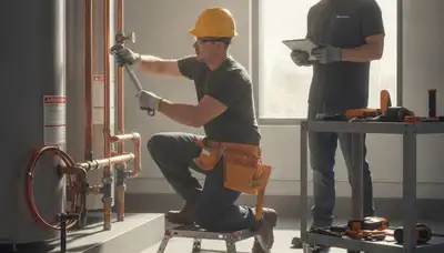 Austin, TX plumber repairing a home pipe for emergency plumbing service