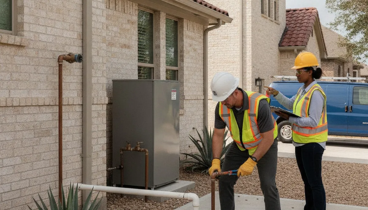 Austin, TX plumbing repair team providing emergency drain and leak repair services