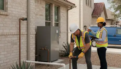 Austin, TX plumbing repair team providing emergency drain and leak repair services